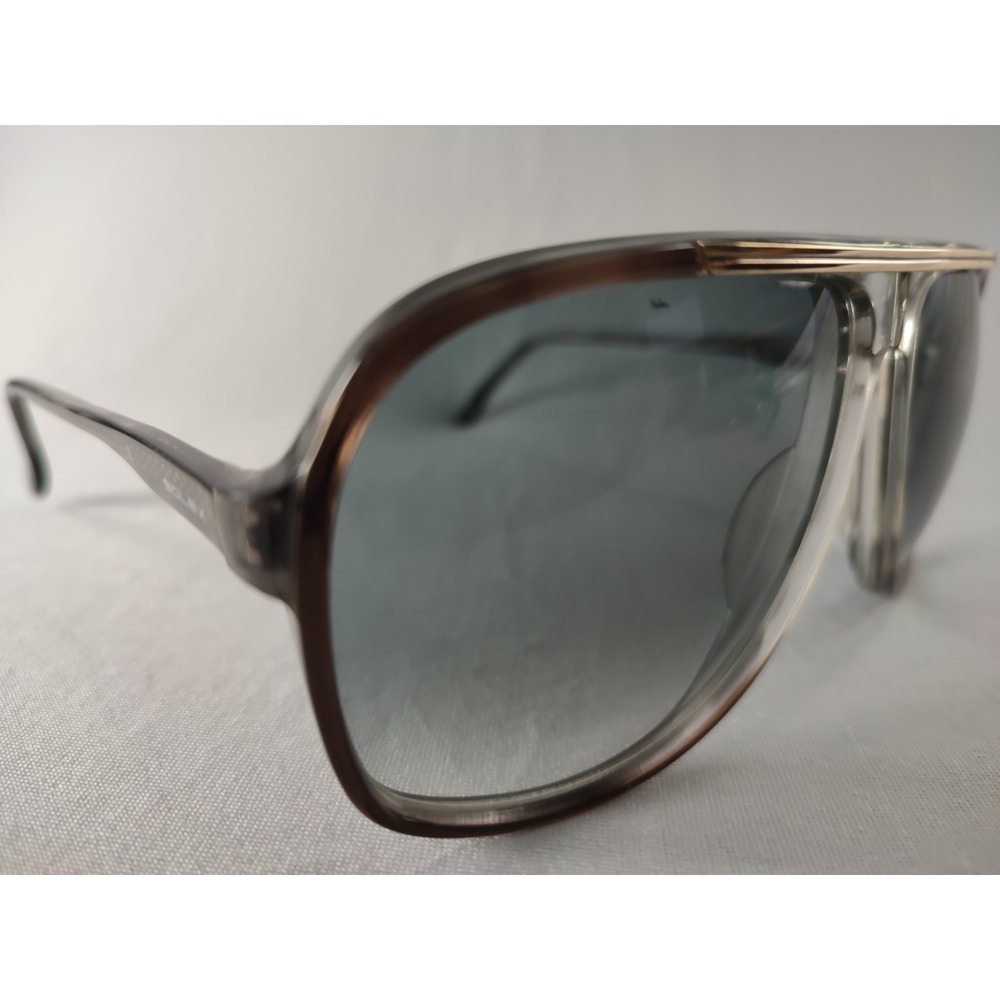 Vintage Solex SY-57 Gray Aviator Sunglasses 59-21-145‎ Sweat Bar Retro Japan